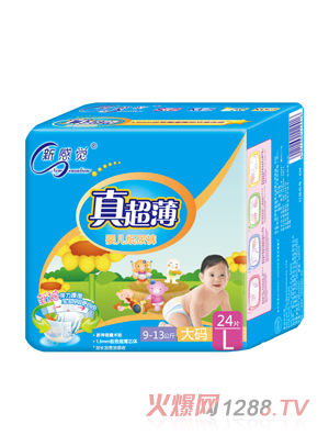 新感覺(jué)真超薄嬰兒紙尿褲L碼24片