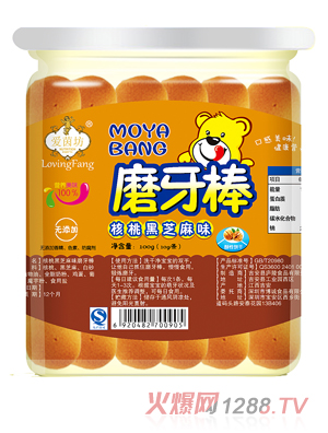 爱茵坊磨牙棒核桃黑芝麻味