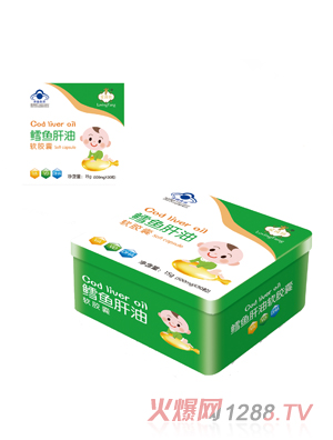 愛(ài)茵坊鱈魚(yú)肝油軟膠囊