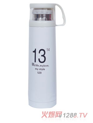 好乐婴保温水杯白色