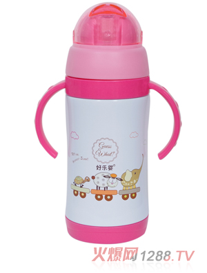 ����Ӥ˫��ˮ��Բ�Ǻ�ɫ