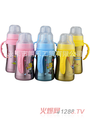 保温杯 儿童保温杯 带手柄儿童不锈钢奶瓶