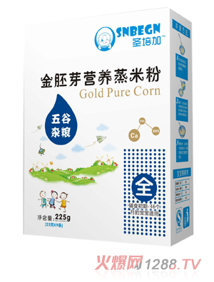 圣培加金胚芽营养蒸米粉五谷杂粮配方盒装