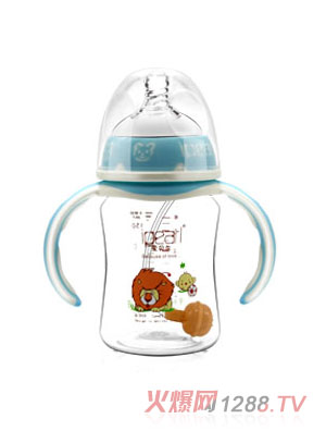 爱贝尔Tritan晶透型宽口径奶瓶180ML