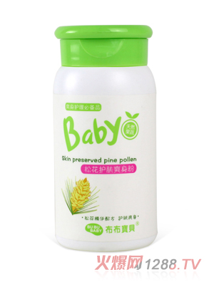 布布寶貝嬰兒松花護膚爽身粉50G