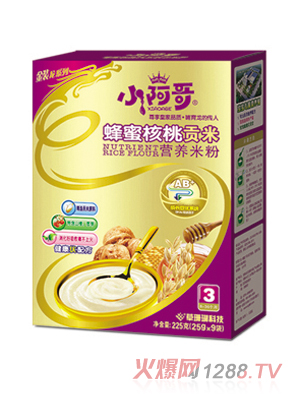 小阿哥蜂蜜核桃米粉盒裝