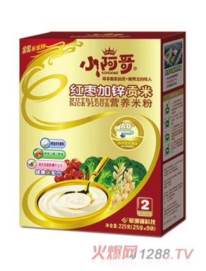 小阿哥紅棗加鋅米粉盒裝