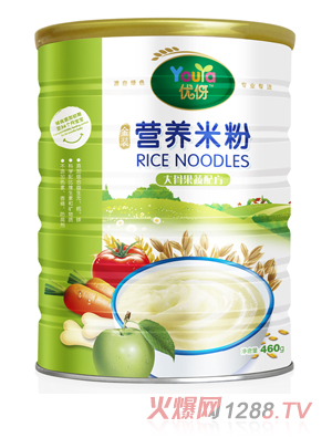 优伢金装大骨果蔬营养米粉