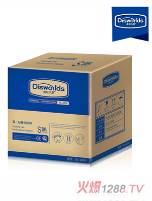 迪世乐园婴儿轻奢纸尿裤S 30片整箱