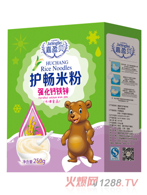 嘉盈貝強化鈣鐵鋅護暢米粉盒裝