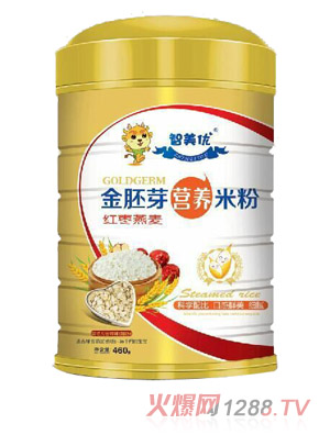 智美優(yōu)金胚芽紅棗燕麥營(yíng)養米粉