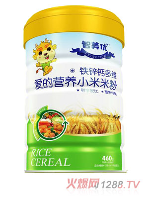 智美優(yōu)愛(ài)的營(yíng)養鐵鋅鈣多維小米米粉
