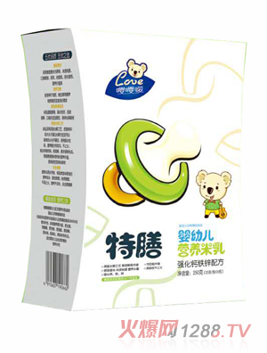 嚶嚶噯特膳嬰幼兒米乳-強化鈣鐵鋅盒裝