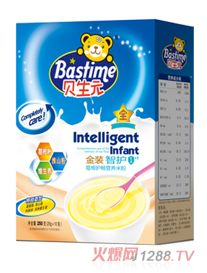 貝生元金裝智護1+1葛根護腸營(yíng)養米粉盒裝
