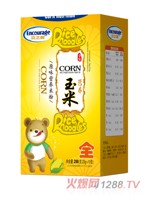貝之翼原味玉米營(yíng)養米粉盒裝