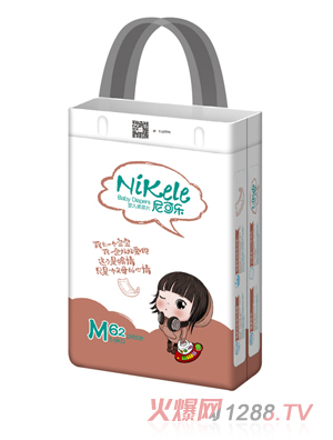 尼可乐婴儿纸尿片M码62片