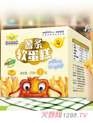 金盾愛(ài)嬰薯條軟蛋糕香蕉味