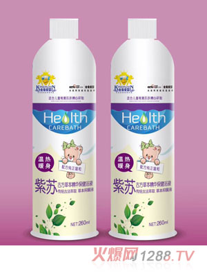 金盾爱婴紫苏古方草本精华保健浴液