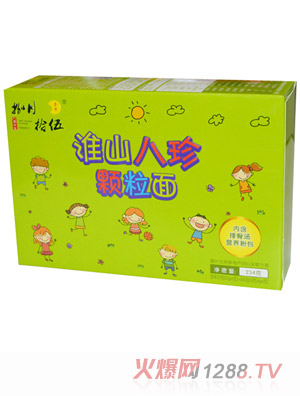 捌月拾伍淮山八珍颗粒面234g横盒