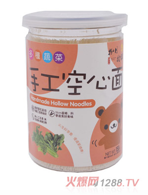 捌月拾伍多种蔬菜空心面150g