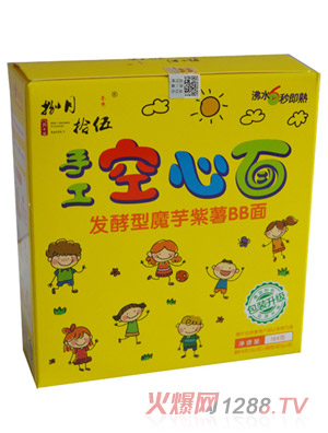 捌月拾伍魔芋紫薯空心面盒装184g