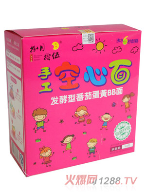 捌月拾伍番茄鸡蛋空心面盒装184g