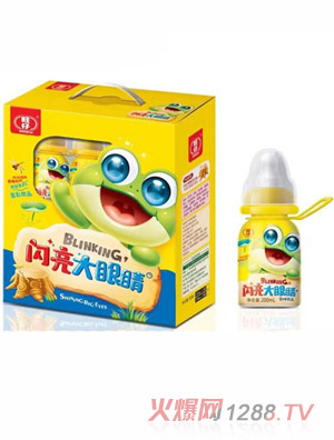 旺仔闪亮大眼睛12瓶礼盒黄