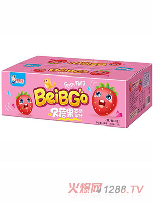 聪聪牛贝蓓果发酵果汁草莓味箱装
