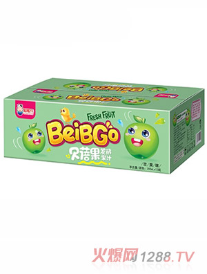 聪聪牛贝蓓果发酵果汁苹果味箱装