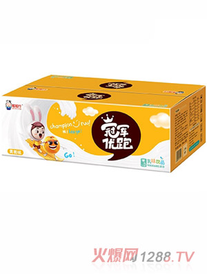 聪聪牛冠军优跑黄桃味乳味饮品箱装