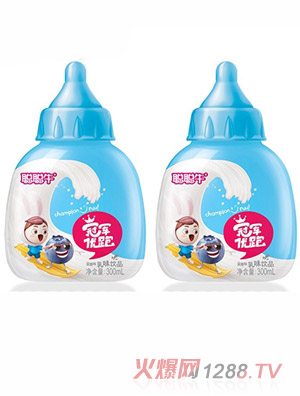聪聪牛冠军优跑蓝莓味乳味饮品300ml