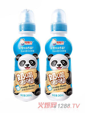 聪聪牛奶嘴嘟嘟AD钙240ml