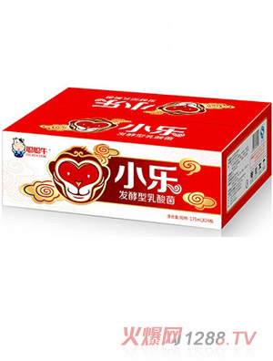 聪聪牛小乐发酵型乳酸菌草莓味175mlx24瓶