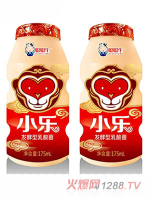 聪聪牛小乐发酵型乳酸菌175ml红色