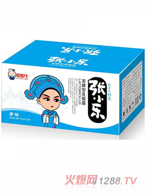 聪聪牛张小乐发酵型乳酸菌原味450mlx15瓶