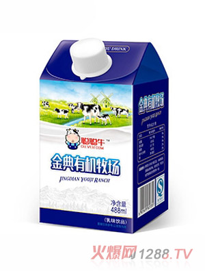 聪聪牛金典有机牧场奶488ml