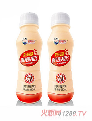 聪聪牛酿酸奶草莓味248ml