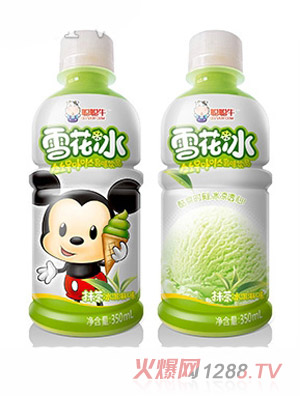 聪聪牛雪花冰抹茶350ml
