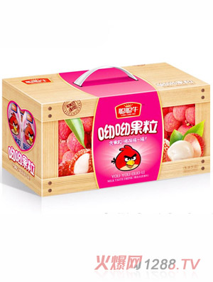 聪聪牛呦呦果粒荔枝400ml×10瓶