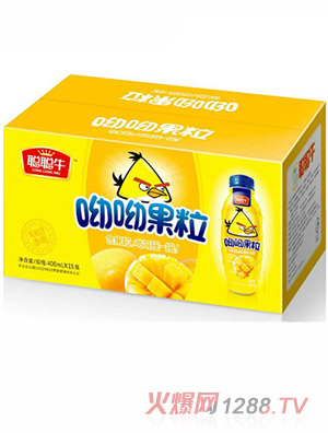 聪聪牛呦呦果粒芒果400ml×15瓶
