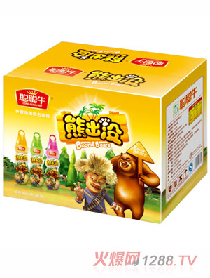 聪聪牛聪聪牛熊出没果味饮料450ml×15瓶