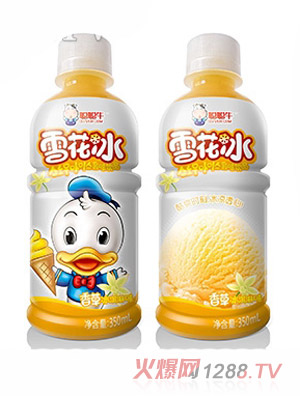 聪聪牛雪花冰香草冰淇淋350ml