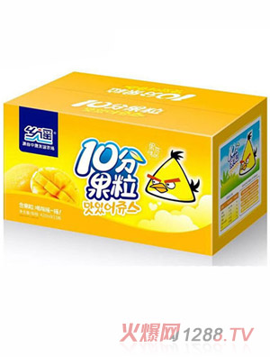 聪聪牛10分果粒芒果味箱装