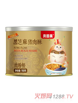 貝因美黑芝麻豬肉酥