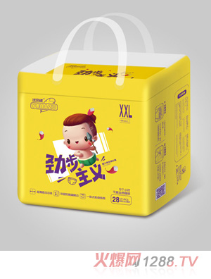 優(yōu)貝族勁步主義嬰兒學(xué)步成長(cháng)褲XXL