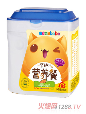 mamabobo嬰幼兒營(yíng)養餐胡蘿卜蔬菜