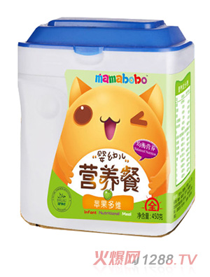 mamabobo嬰幼兒營(yíng)養餐蘋(píng)果多維