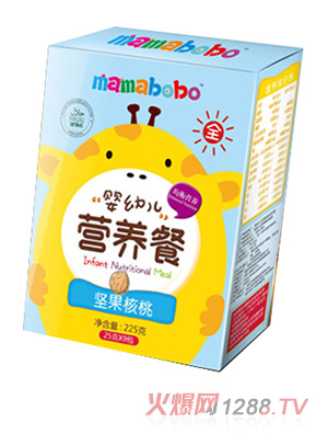 mamabobo婴幼儿营养餐坚果核桃盒