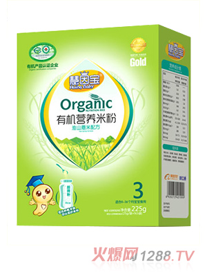慧因宝有机米粉淮山薏米配方