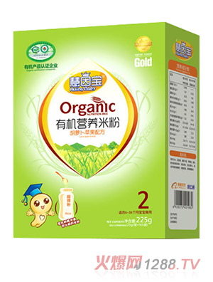 慧因宝有机米粉胡萝卜苹果配方